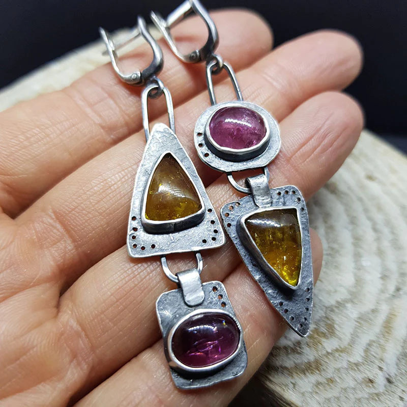 Vintage geometric earrings