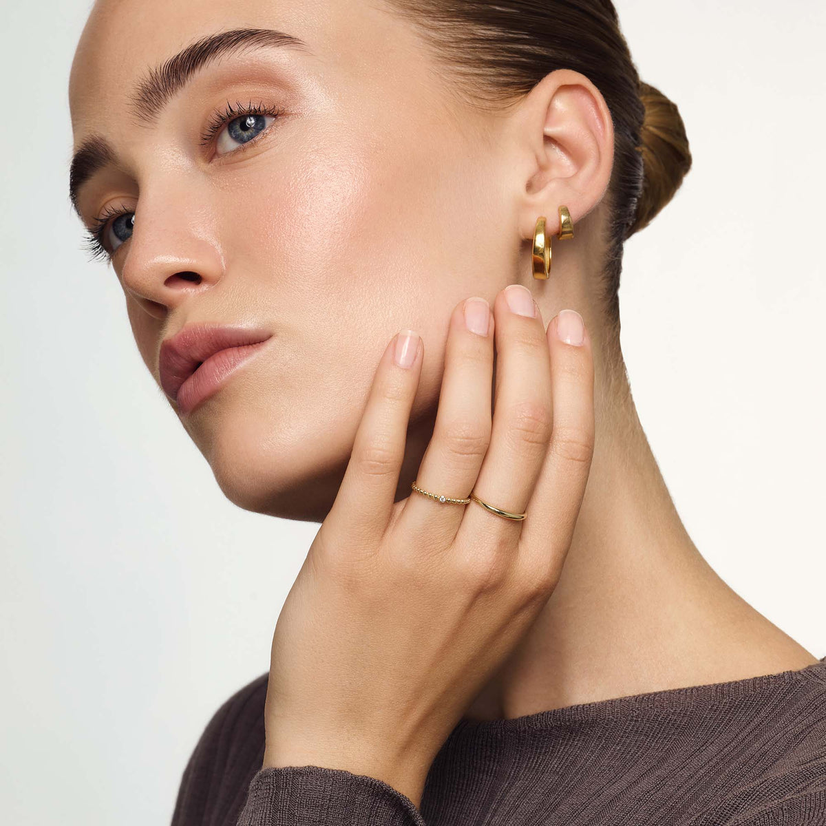 Slim Dome Ring | Gold 14k
