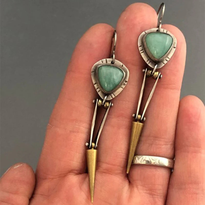 Boho Resin Stone Earrings
