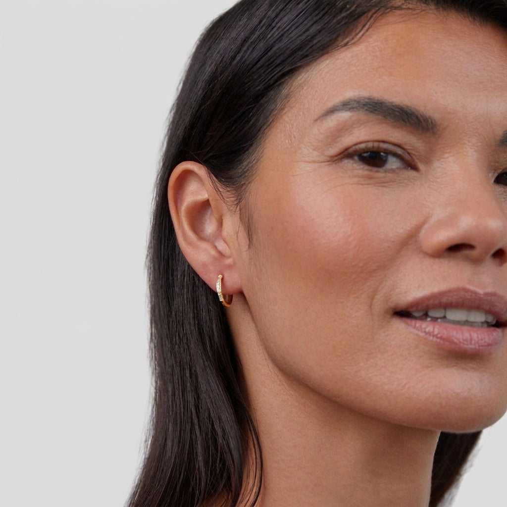 Eternity Hoop Earrings