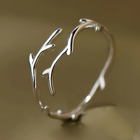 Silver Branch Ring